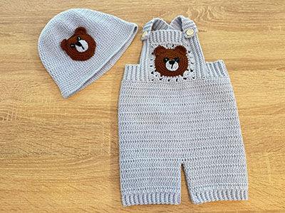 Baby Bear Crochet Set