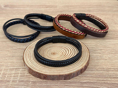 Boldline Leather Bracelet