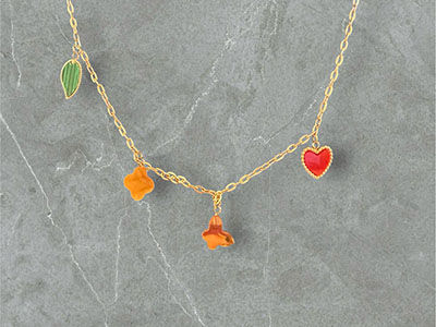 Charm Gold Necklace