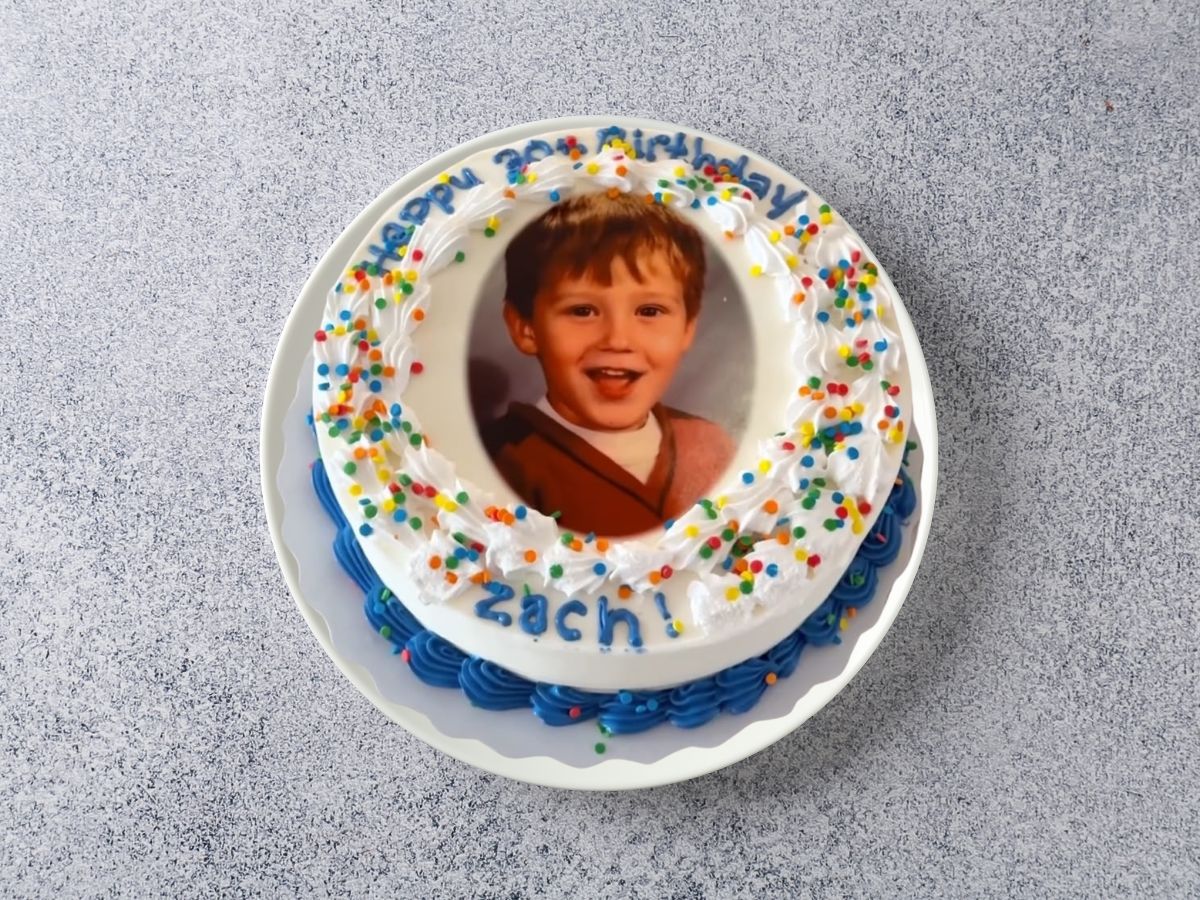 Customized Photo Cake