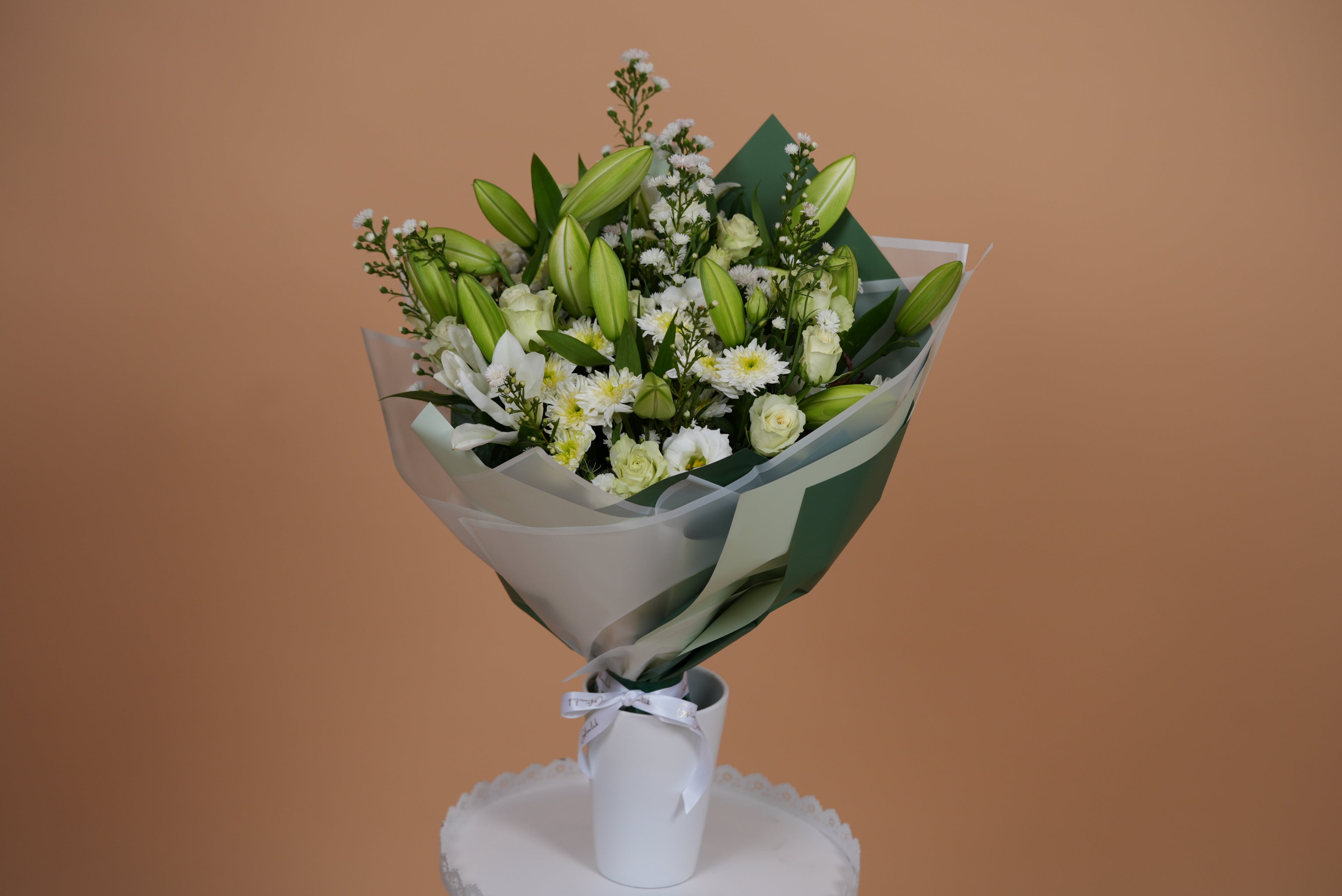 White Lilies Bouquet