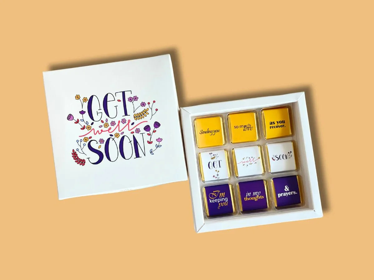 get well soon chocolate box Dubai | get well soon gifts Dubai | chocolate gift box Dubai | speedy recovery gift chocolate Dubai | send chocolates Dubai | care gift Dubai | milk chocolate box Dubai | get well soon hamper Dubai | same day chocolate delivery Dubai | gift for recovery Dubai | Eid/Occasion chocolate gift Dubai | contains nuts & milk chocolate Dubai