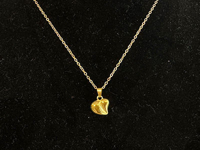 Golden pulse Necklace|Women Accessories
