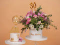 Her Sweet Escape Bundle with flower box and birthday cake -Gift On Click Lebanon