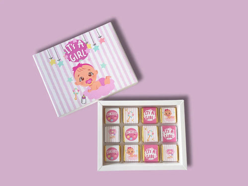 baby girl chocolate gift UAE | newborn girl gift Dubai | welcome baby girl gift Dubai | premium baby chocolates UAE | newborn celebration gift Dubai | newborn celebration gift UAE | newborn chocolate gift | newborn chocolate gift UAE | baby shower chocolate box UAE | welcome baby girl gift | هدية بنات حديثي الولادة | علبة شوكولاتة بيبي شاور | هدية استقبال مولود جديد دبي | هدية شوكولاتة للمولودة | هدية مولود دبي | شوكولاتة فاخرة للطفلة | سلة هدايا مولود جديد الإمارات | premium chocolate box Dubai | same day 