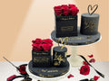 Love You Cake And Flower Box Small