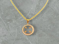 Round Design Gold Necklace 