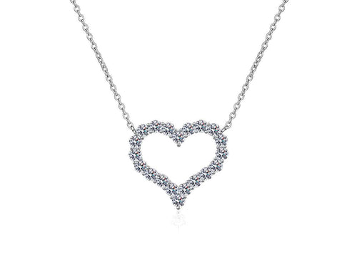 Silver heart necklace Dubai | Crystal heart necklace Dubai | Women silver necklace Dubai | Heart pendant jewelry Dubai | Valentine necklace gift Dubai | Romantic jewelry Dubai | Silver crystal pendant Dubai | Gift necklace for her Dubai | Elegant women jewelry Dubai | Anniversary gift necklace Dubai | Luxury heart necklace Dubai | Fashion necklace Dubai