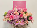 Teta Flowers & Chocolate Basket Medium