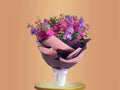 Violet Bliss Bouquet – Purple Flowers Gift Lebanon