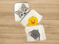 animal hooded towel