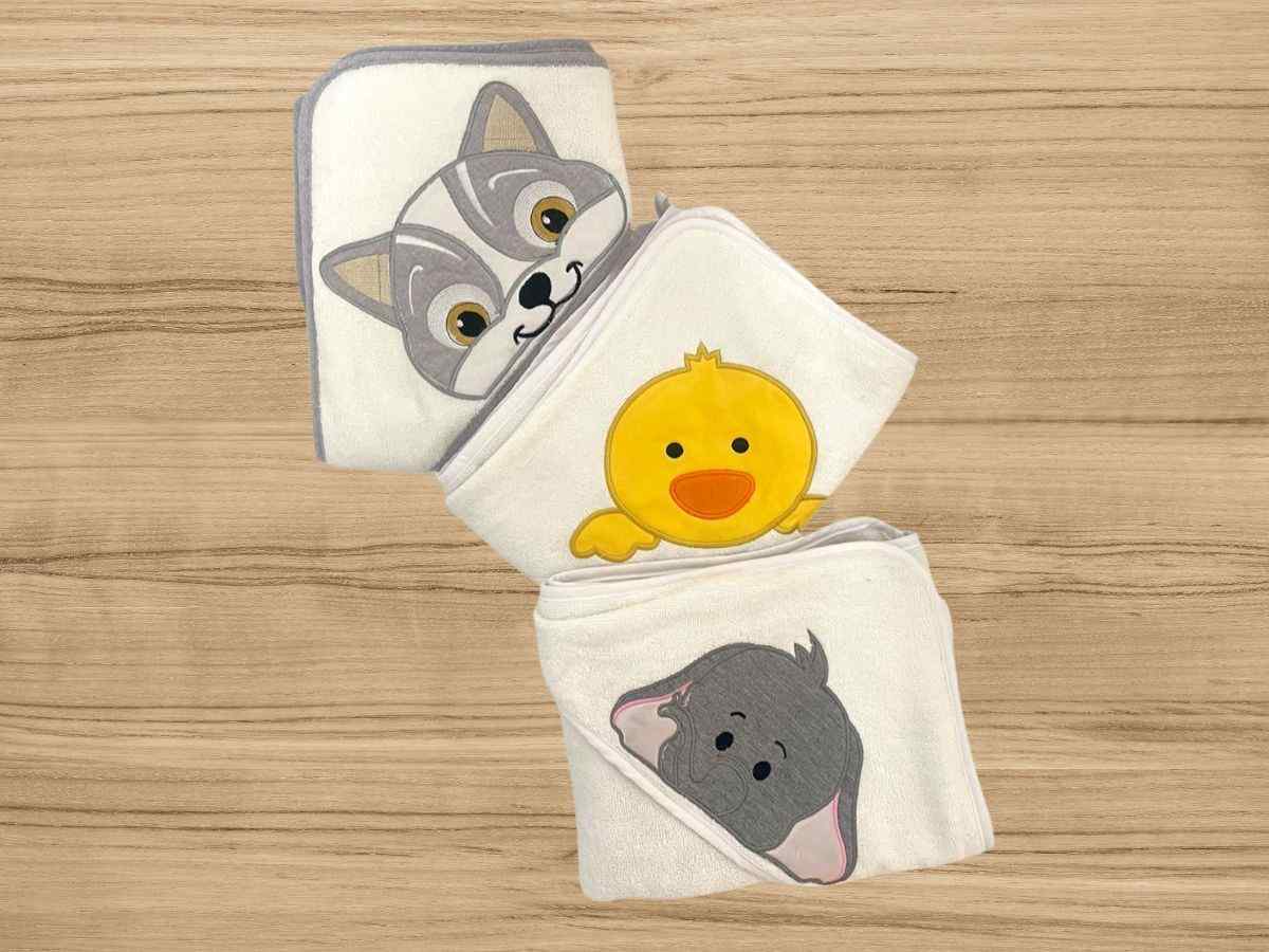 animal hooded towel