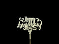 Happy Anniversary Topper