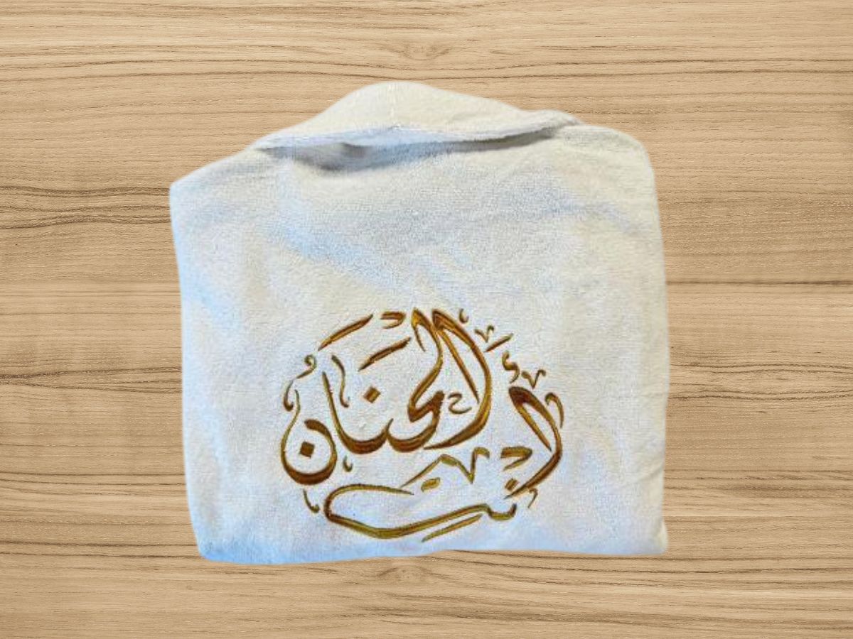 embroidered bathrobe for mom