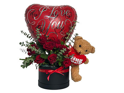 Bear Hugs Flower Box