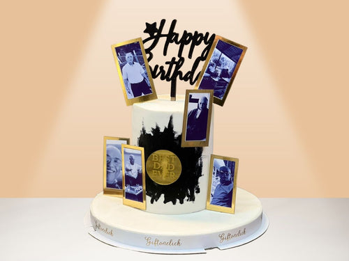 cake with printed pictures