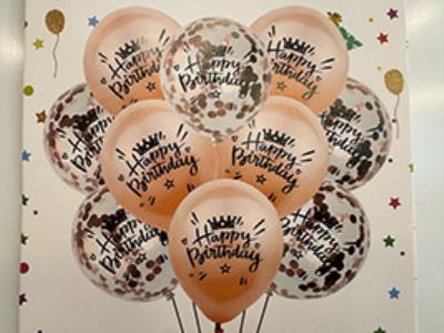 Set of birthday balloons 10