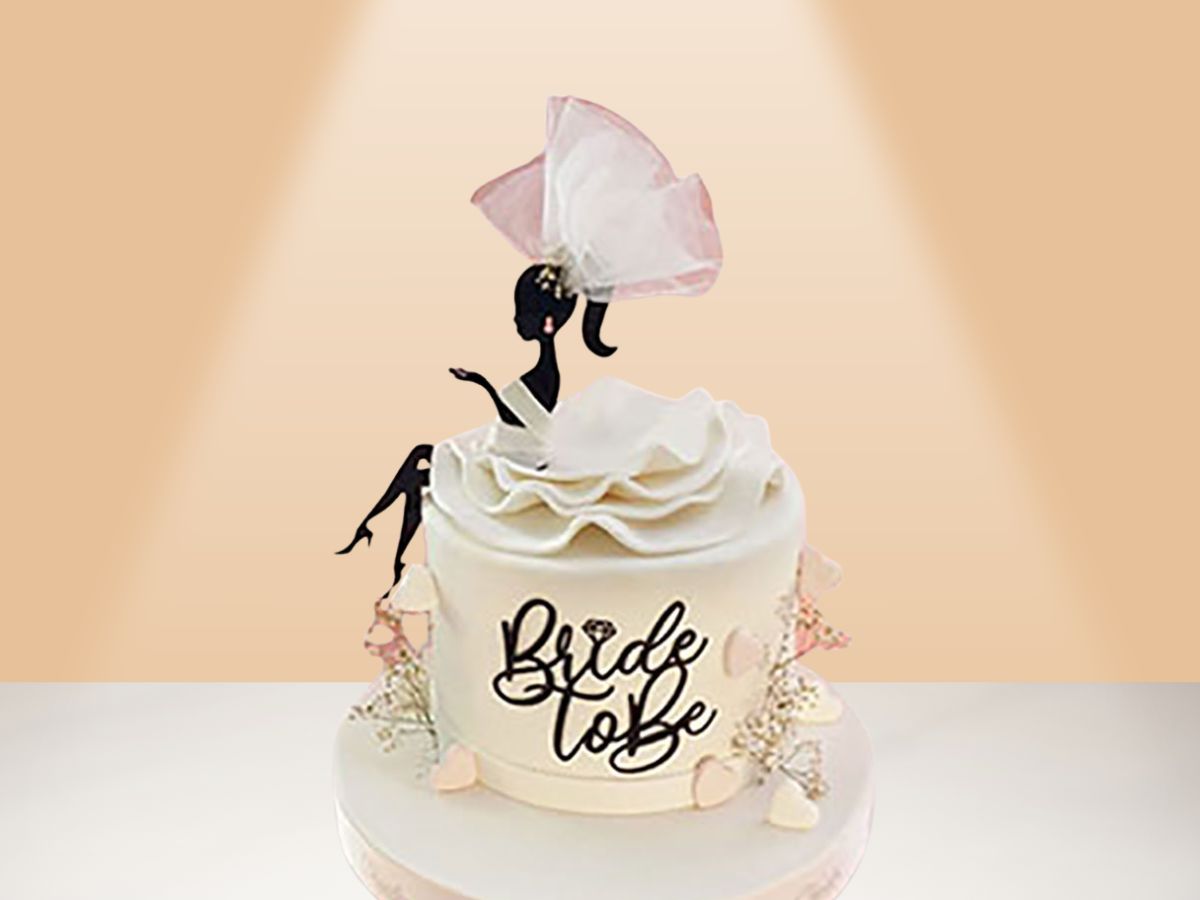 bride to be cake