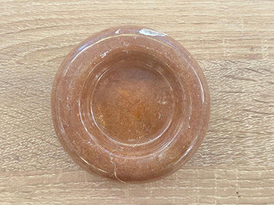 Brown Ceramic Ashtray 
