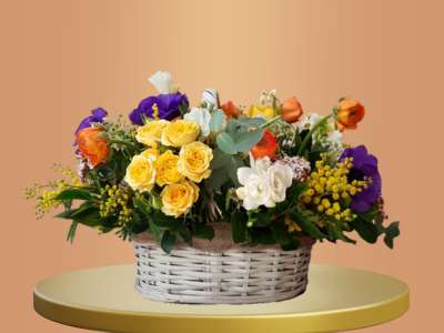 Petals In Harmony Basket