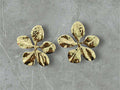 Golden Flower Earrings