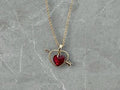 Red Heart Necklace 