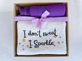 I Don't Sweat I Sparkle Giftbox|Gift for her