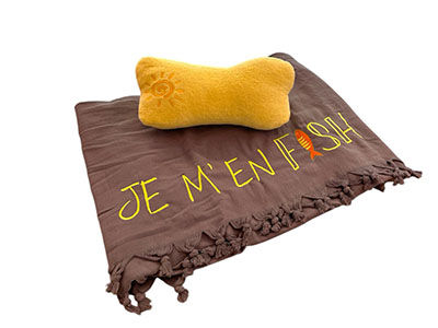 Je M'en Fish Grey Beach Set