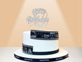 cake with pictures prnted on film design