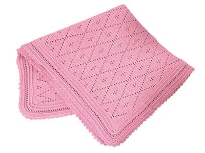 Rose Patch Crochet Blanket
