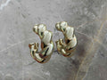 Gold hoop earrings 