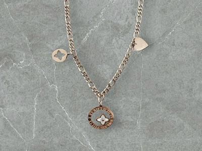 Rose Gold Design Necklace