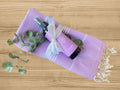 turkish towel with body mist