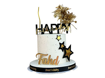 Sparkly Birthday Cake