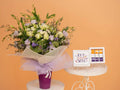 Sweet recovery bundle with 8-piece chocolate box and fresh flower arrangement-Gift On Click Lebanon