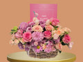 Teta Flowers & Chocolate Basket Medium