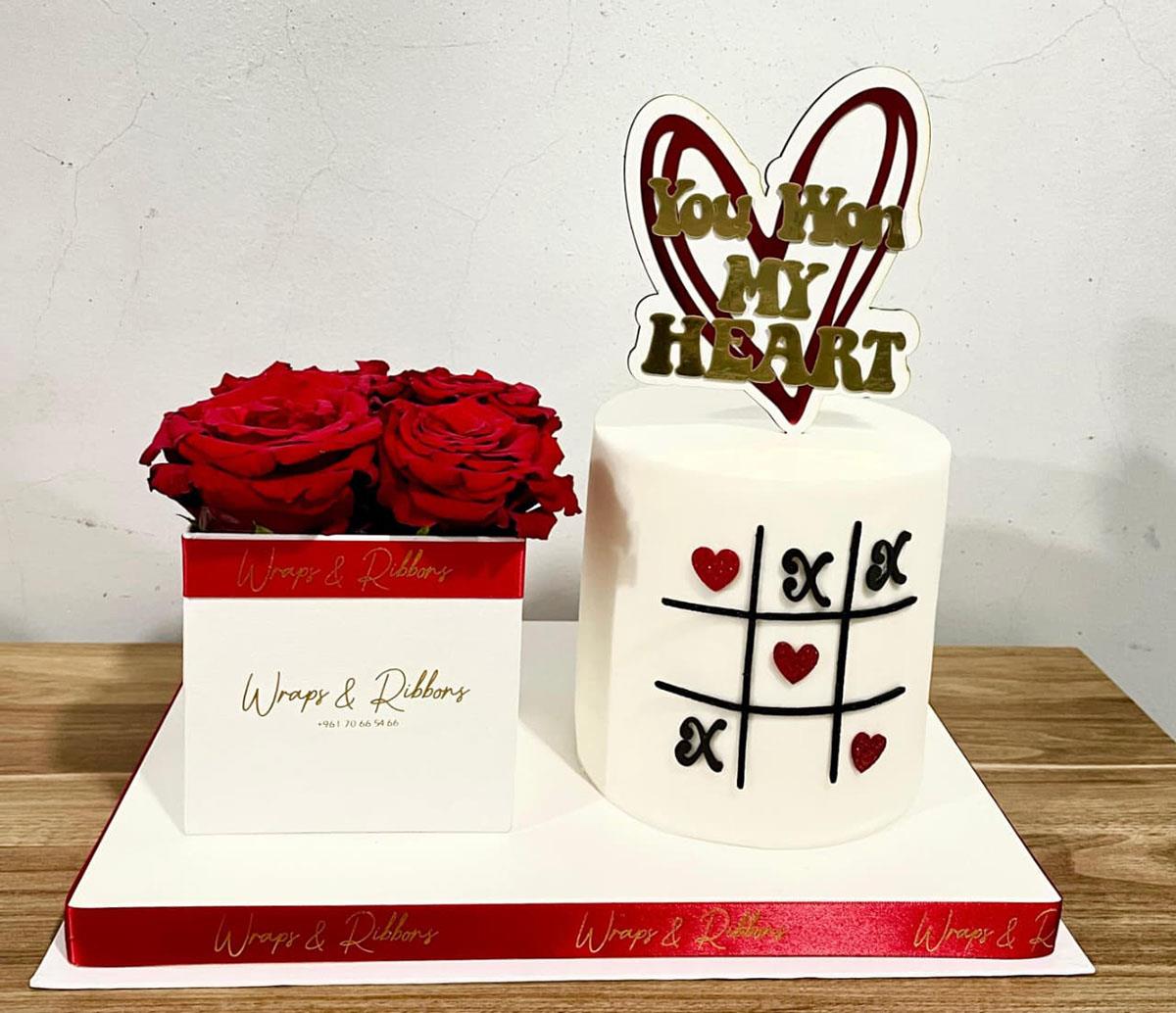 You Won My Heart Cake