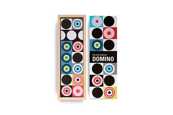 Wood Painted Domino Board | Board Games