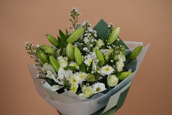 White Lilies Bouquet