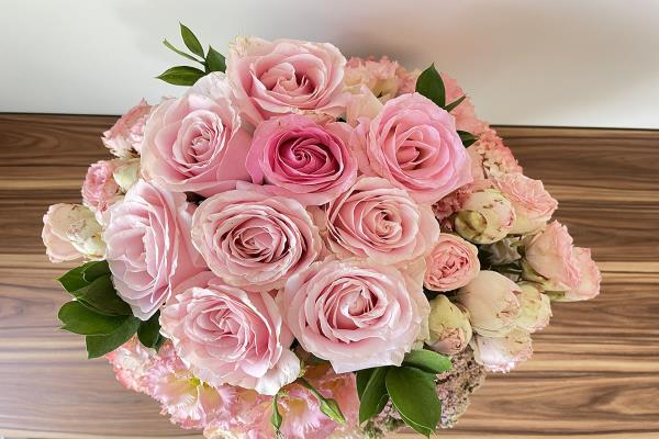 Prosperity Pink Flowers Arrangement | Mother
