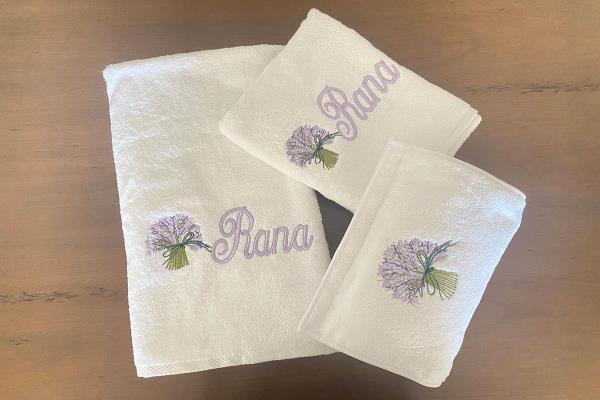 Personalized Lavender Toiletry Set