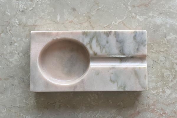 Pink Marble Ashtray|Giftonclick