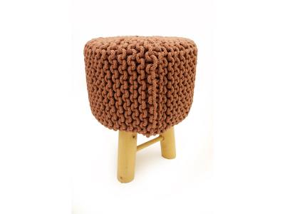 Knitted FootStool Pouf|Giftonclick