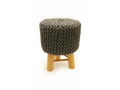 Knitted FootStool Pouf|Giftonclick
