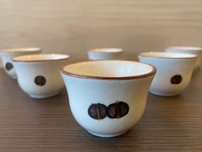 Shaffe Hand-Painted Ceramic Coffee Cups