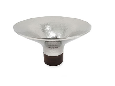 Hammered Bowl with Wooden Base|Giftonclick