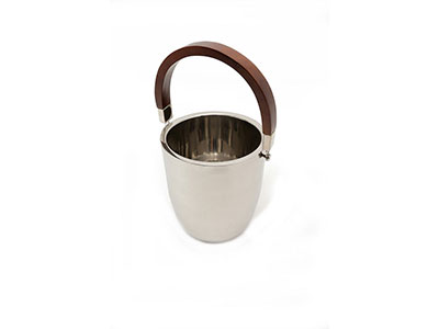 Ice Bucket with Wood Handle|Giftonclick