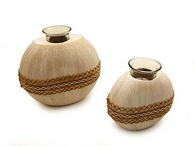 Raffia Candle Holder|Giftonclick