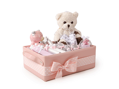 Beary Much Love - Baby Girl Gift