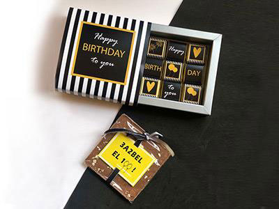 Happy Birthday Chocolate Giftbox-Small